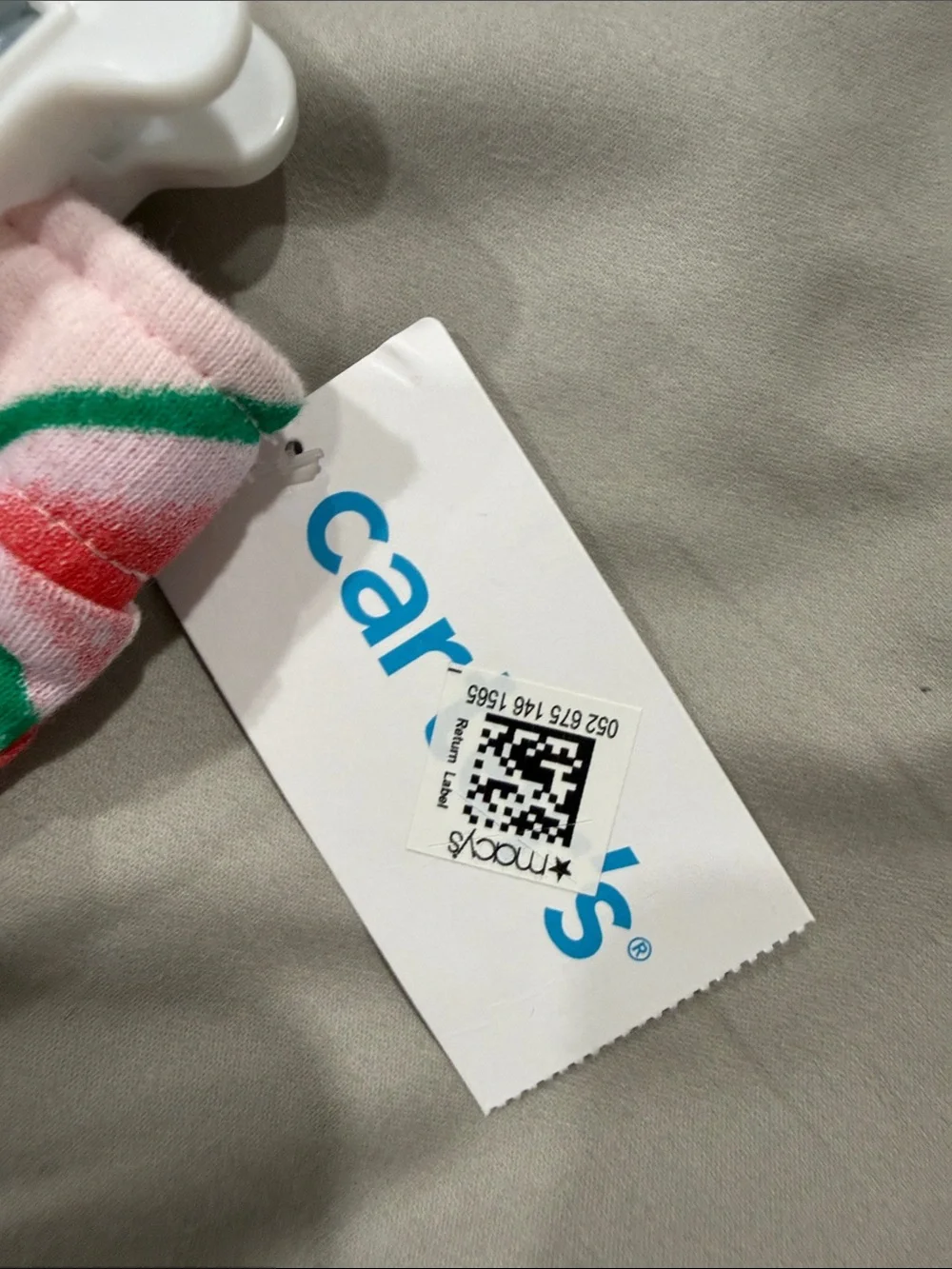NWT - Carter's Pink Shorts with Red Watermelon Print